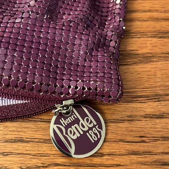 Henri Bendel RARE Vintage Shiny Mesh Clutch Bag - Picture 4 of 7